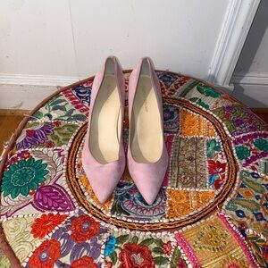 Ivanka Trump Pink Suede Heels